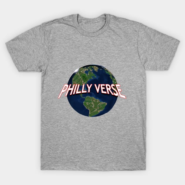 The Philly Verse World T-Shirt by Philly Verse Podcast Network